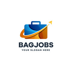 Vector Bag Job Gradient Logo