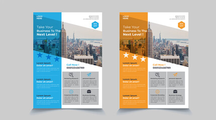 Professional Corporate business flyer template 