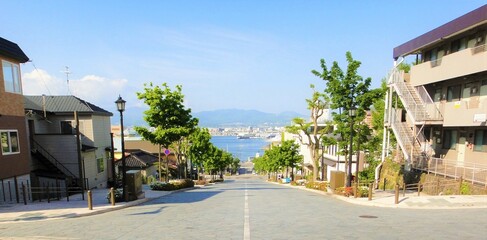 houses on the street