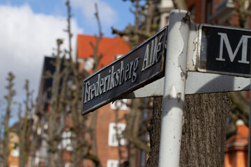 Obraz premium Frederiksberg Allee in Denmark