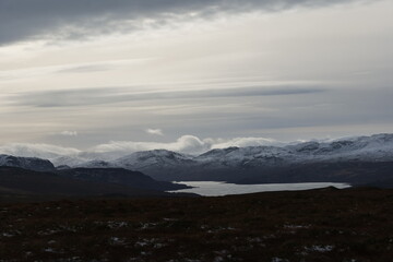 clouds over the mountain