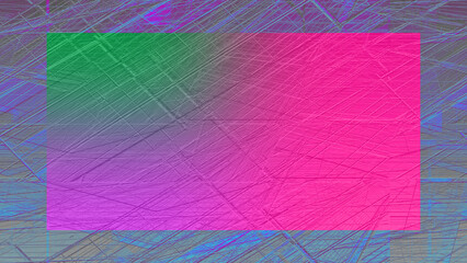 Abstract neon grunge border background image.