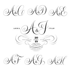  Wedding monogram designs