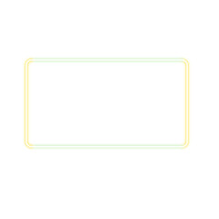 Naklejka premium neon frame