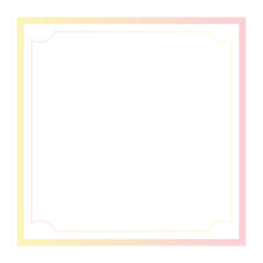 Obraz premium square frame