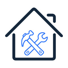 Construction, home repair, renovation icon