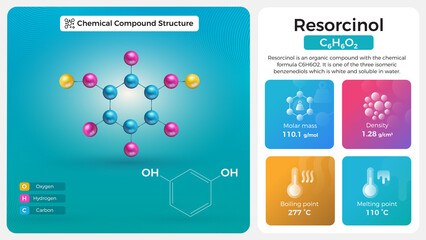 Resorcinol Properties and Chemical Compound Structure