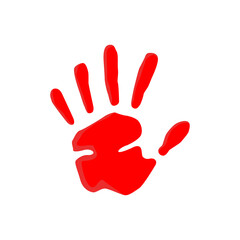 Hand print icon