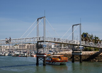 Fototapeta na wymiar Modern Marina in Lagos, Algarve - Portugal 