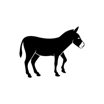 donkey vector logo