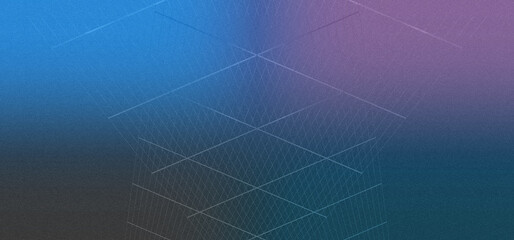 Obraz premium Abstract glitch art grid background image.