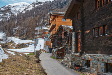 A Landscape Around Furi Village in Zermatt, Switzerland