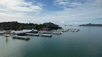 Langkawi, Malaysia – June 24, 2022: The Landmarks, Beaches and Tourist Attractions of Langkawi