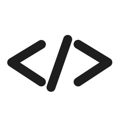 code icon with simple design