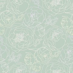 classic, nostalgic botanical seamless repeat pattern designs that would be perfect for home decor, upholstery, wallpaper or apparel.	
