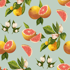 classic, nostalgic botanical seamless repeat pattern designs that would be perfect for home decor, upholstery, wallpaper or apparel.	
