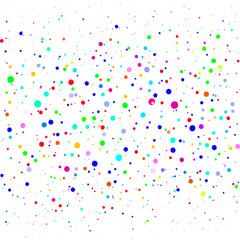 background with confetti