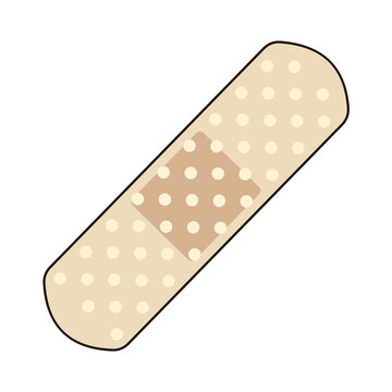 beige bandage plaster isolated clip art preview