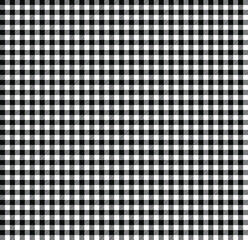 black and white checkered tablecloth