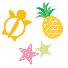 パイナップルのイラスト