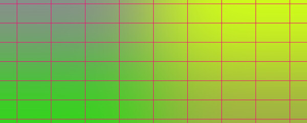 Abstract neon gradient grid background image.