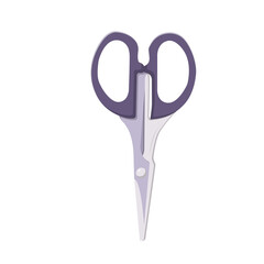 Scissors Flat Illustration. Clean Icon Design Element on Isolated White Background