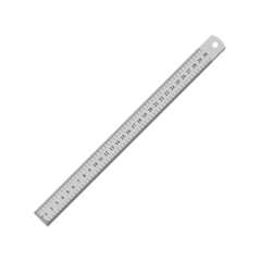 Ruler Flat Illustration. Clean Icon Design Element on Isolated White Background