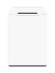 Vertical washing machine. It is vector illustration.
