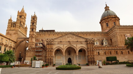 Palermo, Sicily (Italy): The Cathedral of Palermo dedicated to the Assumption of the Virgin Mary. UNESCO World Heritage Site