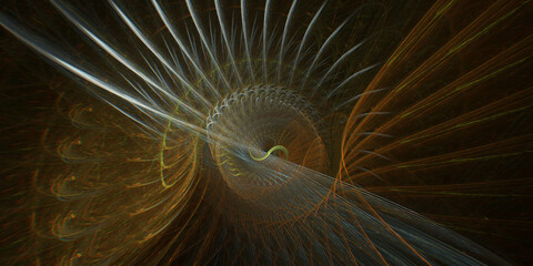 Obraz premium Fraktal Textur Hintergrund für Design und Druck