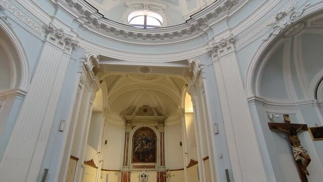 Ischia - Panoramica verticale della Chiesa di Santa Maria delle Grazie e delle Anime del Purgatorio
