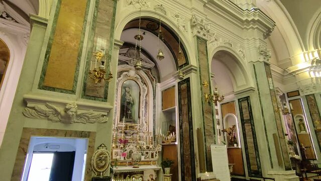 Ischia Ponte - Panoramica interna della Chiesa dello Spirito Santo