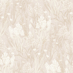 classic, nostalgic botanical seamless repeat pattern designs that would be perfect for home decor, upholstery, wallpaper or apparel.	
