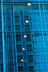 Fototapeta na wymiar windows of a skyscraper