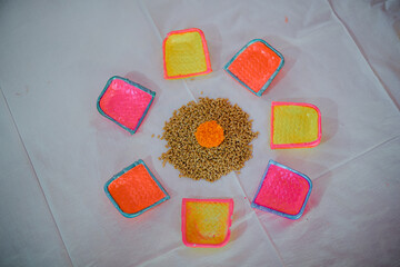 indian wedding decoration. 