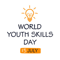 World Youth Skills Day, held on 15 July.