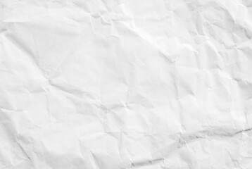 white wrinkle recycle paper background