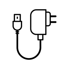 Charger vector icon