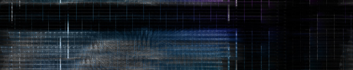 Abstract neon glitch art background imgae.