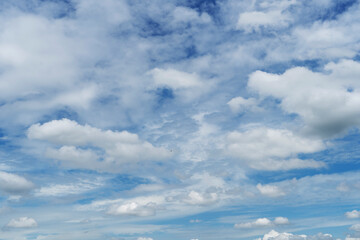 could and blue sky background