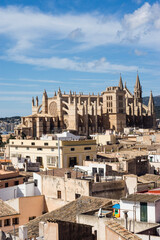 Catedral de Mallorca , siglo  XIII, Monumento Hist&oacute;rico-art&iacute;stico, Palma, mallorca, islas baleares, espa&ntilde;a, europa