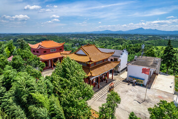 Obraz premium Bailong Nunnery, Wangling Town, You County, Zhuzhou City, Hunan Province, China