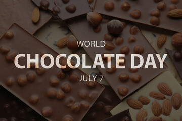 Banner for celebration of World Chocolate Day