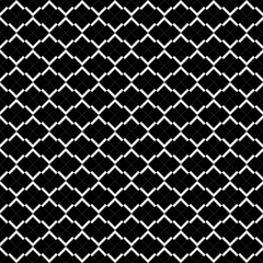 Seamless pattern of rhombuses. Geometric black and white background. Vector illustration. Good quality design for decorating, wallpaper, fabric and etc.