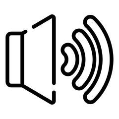 Isolated Computer Peripheral Line SVG Free Vector Graphic