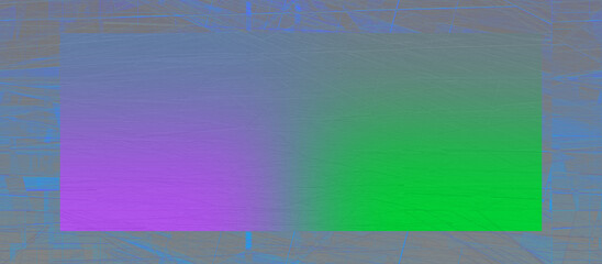 Abstract neon grunge border background image.