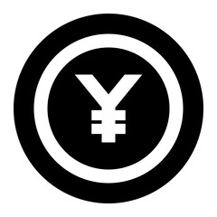 Obraz premium Isolated Currency and Cryptocurrency Glyph Icons SVG Free Vector Graphic