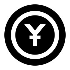 Isolated Currency and Cryptocurrency Glyph Icons SVG Free Vector Graphic