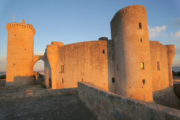 Castillo de Bellver (s.XIV).Palma.Mallorca.Baleares.España.
