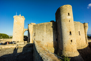 Fototapeta na wymiar Bellver Castle (XIV century), Palma, Mallorca, Balearic Islands, Spain